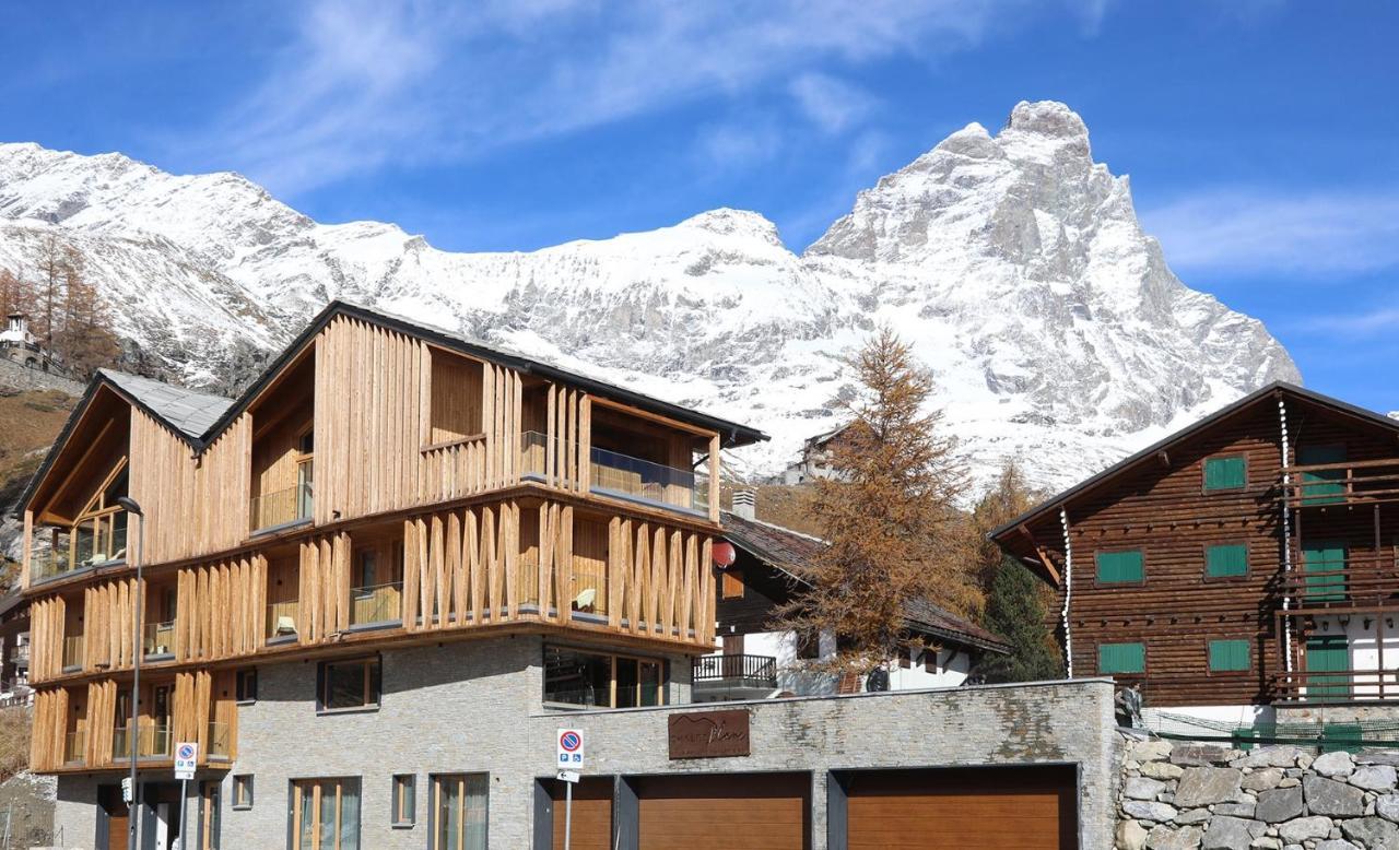 Chalet Blanc Cervinia Bed & Breakfast Бройл-Червиня Екстериор снимка
